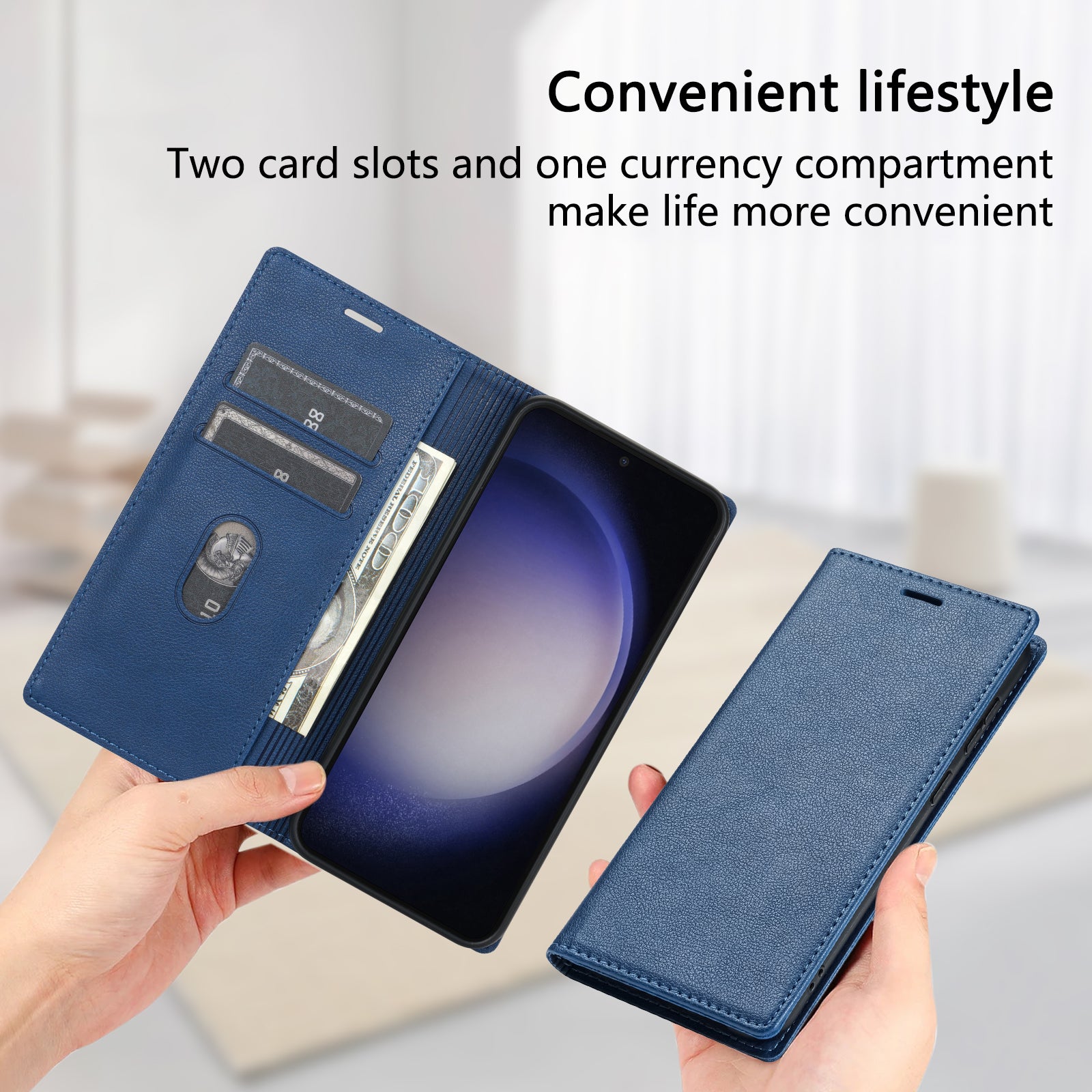 BKS-001 For Xiaomi Redmi Note 13 5G Case Drop-resistant Leather Cover with Magnetic Closure BKS-001 For Xiaomi Redmi Note 13 5G Case Drop-resistant Leather Cover with Magnetic Closure